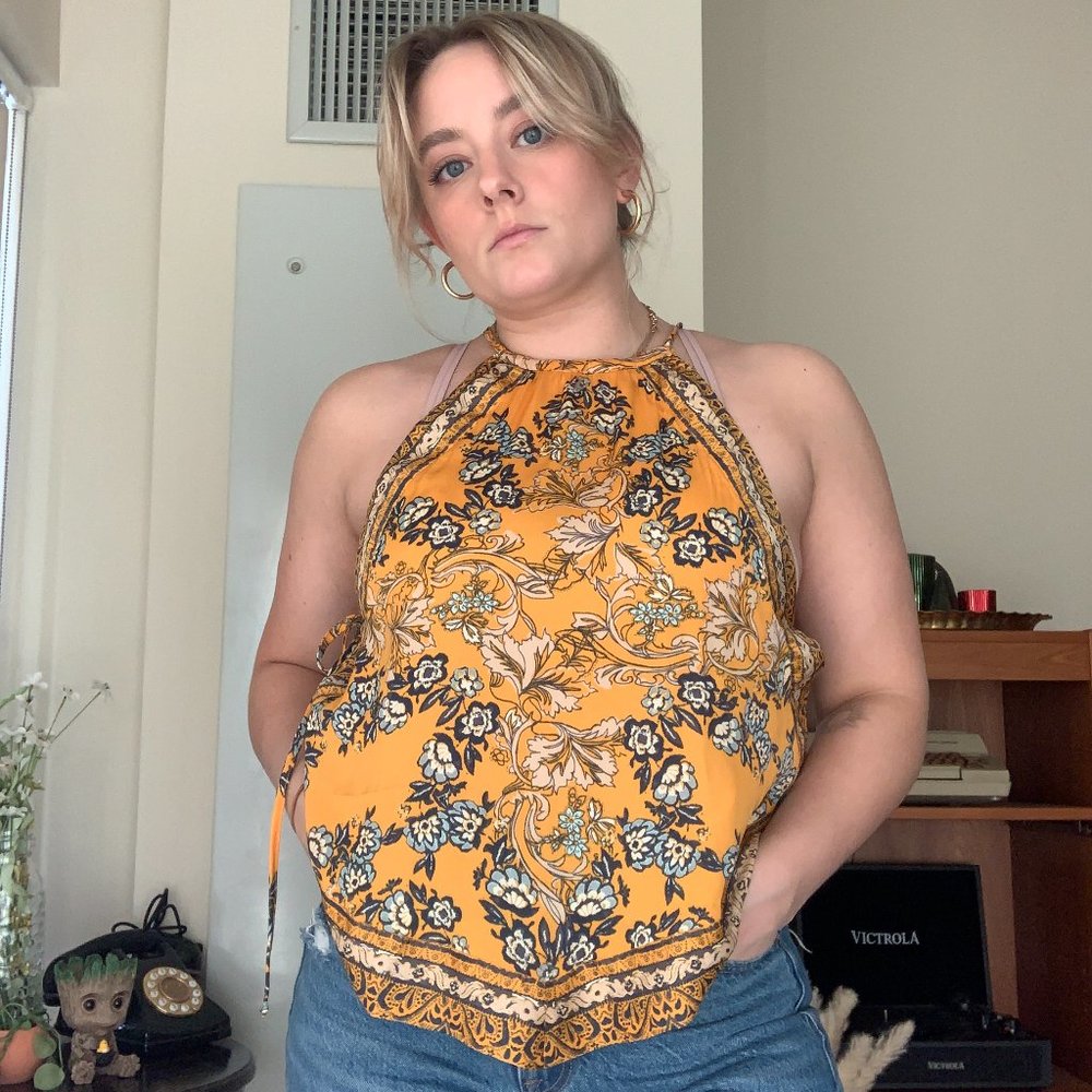 Beautiful Free People Halter Top